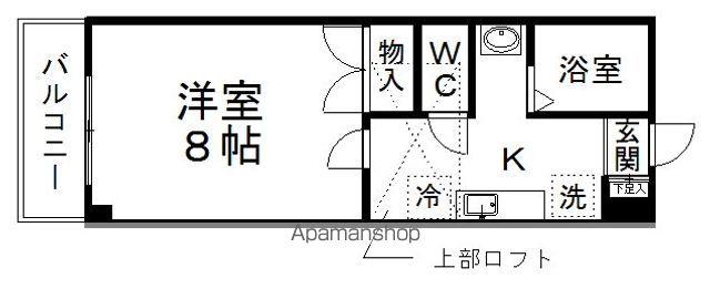 アーバンライフ苦竹(1K/2階)の間取り写真