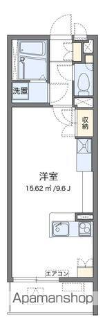 レオネクストレーヴ(ワンルーム/1階)の間取り写真