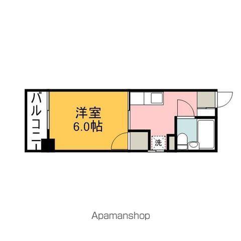 ハイライフ橋本(1K/7階)の間取り写真