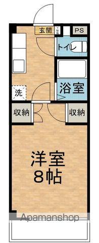 コーポビックヒルズ(1K/2階)の間取り写真