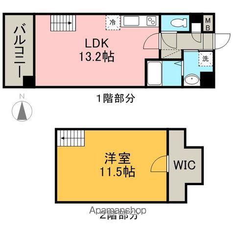 丸の内スクエア(1LDK/8階)の間取り写真