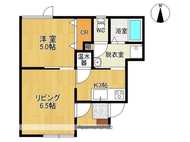 PLACE3(1LDK/1階)の間取り写真