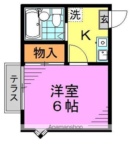 エポックAT(1K/2階)の間取り写真