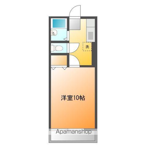 コーポ新町(1K/3階)の間取り写真