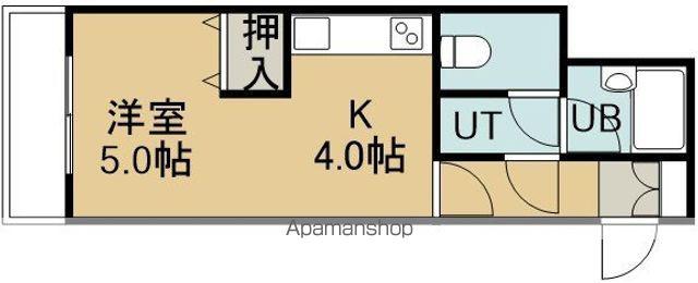 ライオンズマンション函館湯川第3(1K/10階)の間取り写真