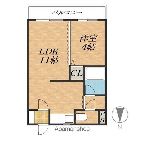 カーサ・プリオールⅤ(1LDK/3階)の間取り写真