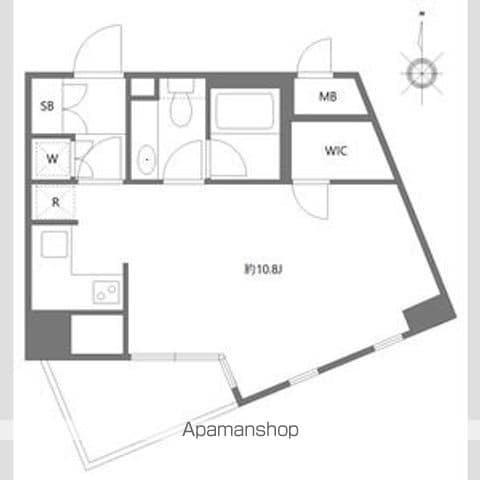 エムジー目黒駅前(ワンルーム/5階)の間取り写真