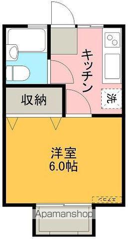 レジデンス風(1K/1階)の間取り写真