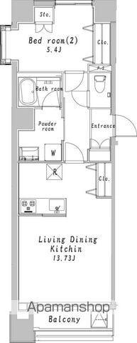 EKTAR 1(1LDK/6階)の間取り写真