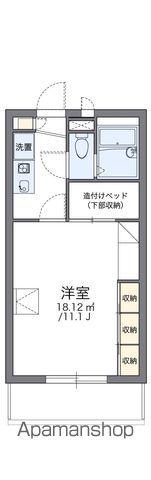 レオパレスPLIE(1K/1階)の間取り写真