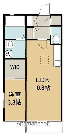 モイストライズ(1LDK/1階)の間取り写真