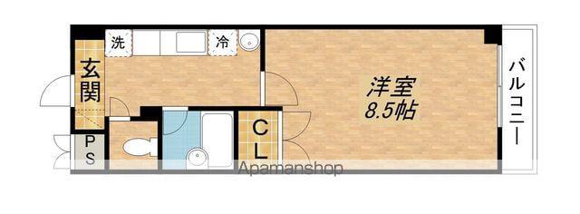 アートプラザ野路(1K/4階)の間取り写真