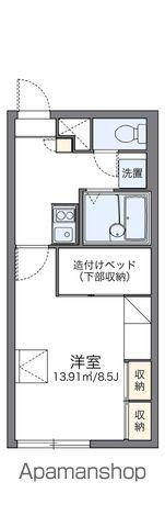 レオパレスダ ヴィンチ(1K/1階)の間取り写真