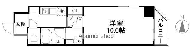 ロイヤルレジェンド西大津(1K/5階)の間取り写真