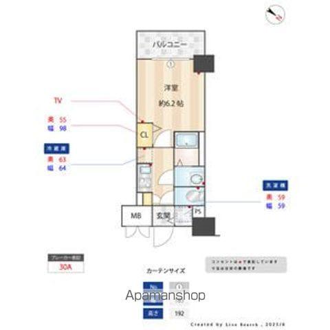 S-RESIDENCE神宮西駅前ASCENT(1K/1階)の間取り写真