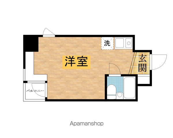 グランバリュー八王子北野(ワンルーム/5階)の間取り写真