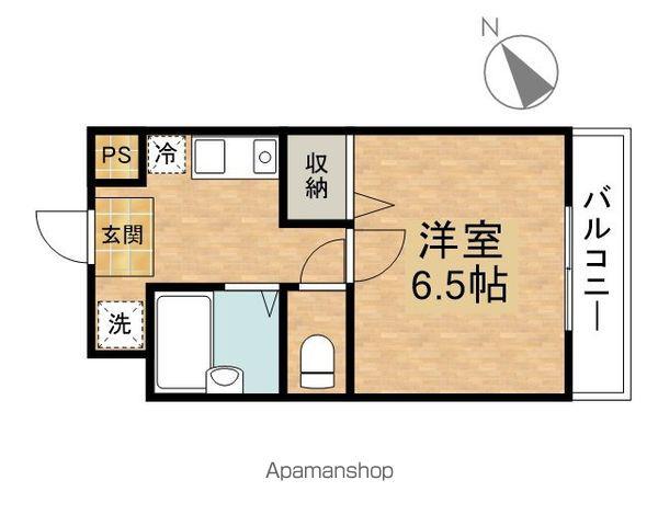 コンフォートヴィレッジ内田(1K/3階)の間取り写真