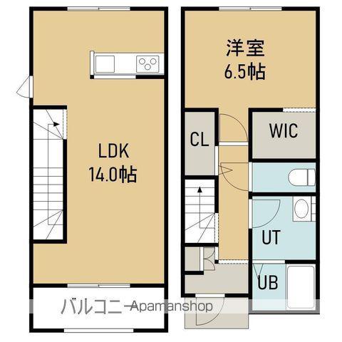 ラパン・アジールⅡ(1LDK/1階)の間取り写真