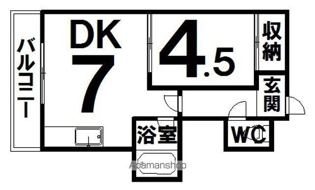 FIVESTAR(1DK/3階)の間取り写真