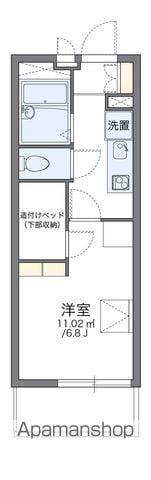 レオパレス蘇我加藤Ⅲ(1K/3階)の間取り写真
