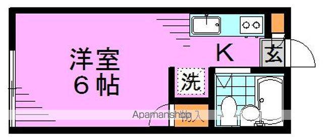 レジデンス光和111(1K/1階)の間取り写真