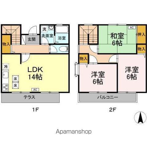 シェラ・エトワール　ＦＧＨＩ(3LDK)の間取り写真