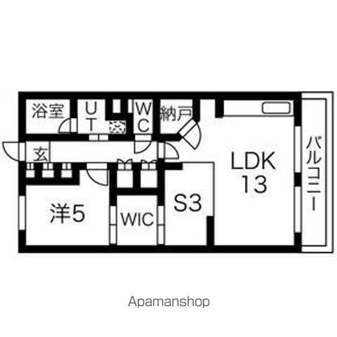 ローレルアイ上前津(1SLDK/14階)の間取り写真