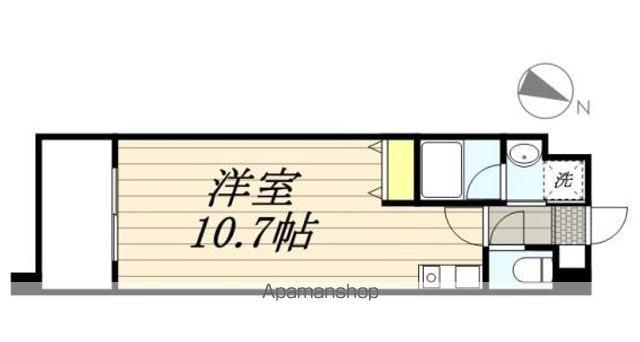 リード中央町(ワンルーム/4階)の間取り写真