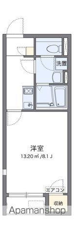 レオネクストマーテル福島(1K/2階)の間取り写真