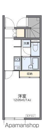 レオネクスト菱池(1K/1階)の間取り写真