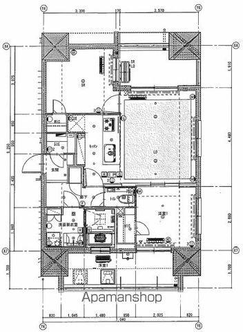 LIGHT TERRACE 新宿御苑(2LDK/18階)の間取り写真