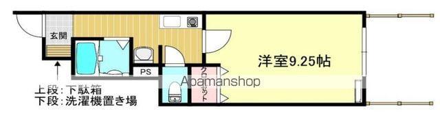 MR.7(1K/1階)の間取り写真