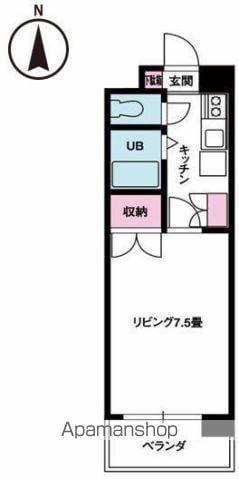 ジョイフル第1小坂(1DK/2階)の間取り写真