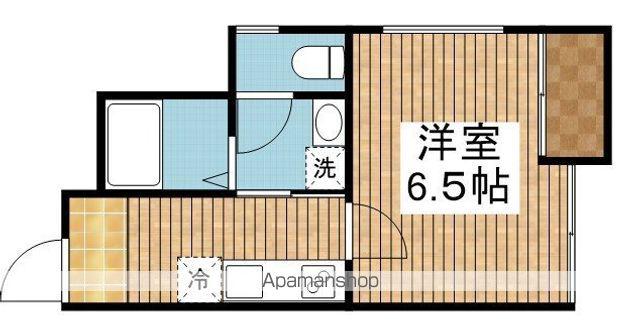 ライフワン・ホープ(1K/1階)の間取り写真