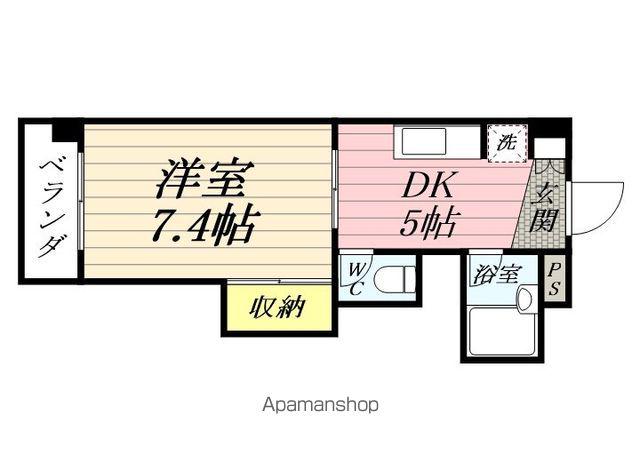 M・HILLS30(1DK/3階)の間取り写真