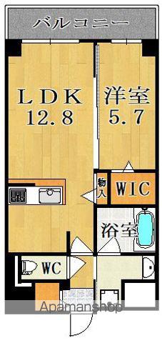 アートスクエア新大宮(1LDK/5階)の間取り写真
