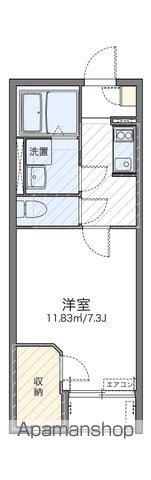レオネクスト萩ヶ丘(1K/2階)の間取り写真
