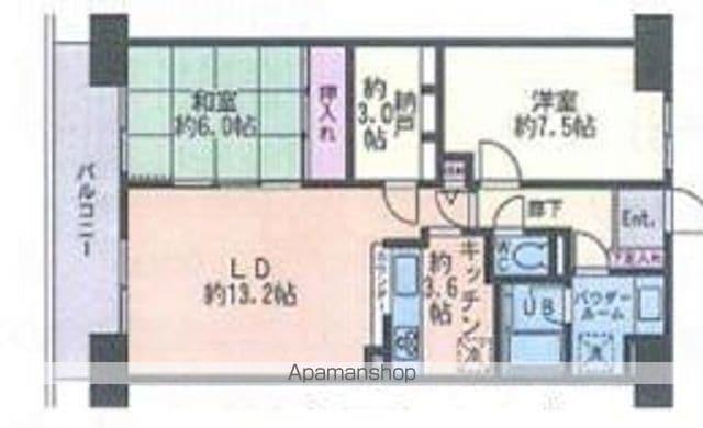 ドゥーエ南長崎(2SLDK/11階)の間取り写真