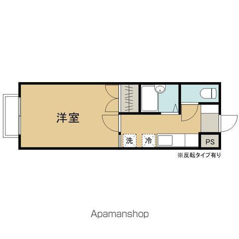 ブエナカーサ上田(1K/2階)の間取り写真