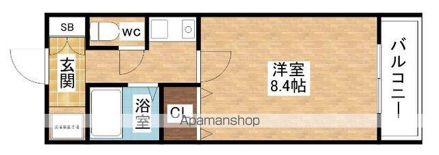 セブンハイツ(1K/2階)の間取り写真