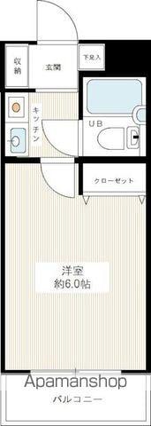 パークテラス塩焼(1K/3階)の間取り写真