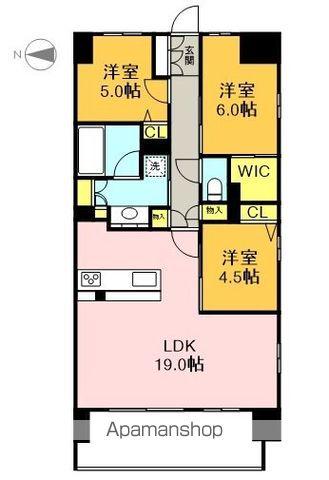 プレサンス ロジェ 岐阜ザ・クラスⅡ(3LDK/10階)の間取り写真