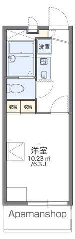 レオパレス富士グランデ 4階階 間取り