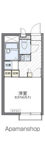 レオパレス小枝(1K/2階)の間取り写真