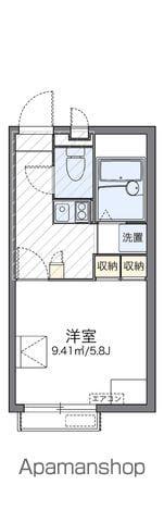 レオパレスマロン(1K/2階)の間取り写真