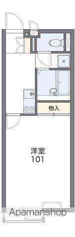 レオネクストTOMAⅠ(1K/2階)の間取り写真