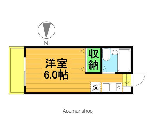 カーサ・ラウレール(ワンルーム/1階)の間取り写真