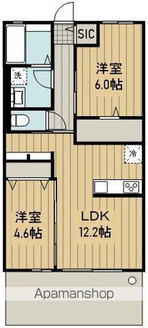 ALLURE(2LDK/1階)の間取り写真