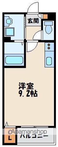 アドバンス香椎参道A棟B棟(ワンルーム/1階)の間取り写真