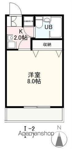 ヴィラ・アンソレイエ高松南Ⅰ(1K/1階)の間取り写真